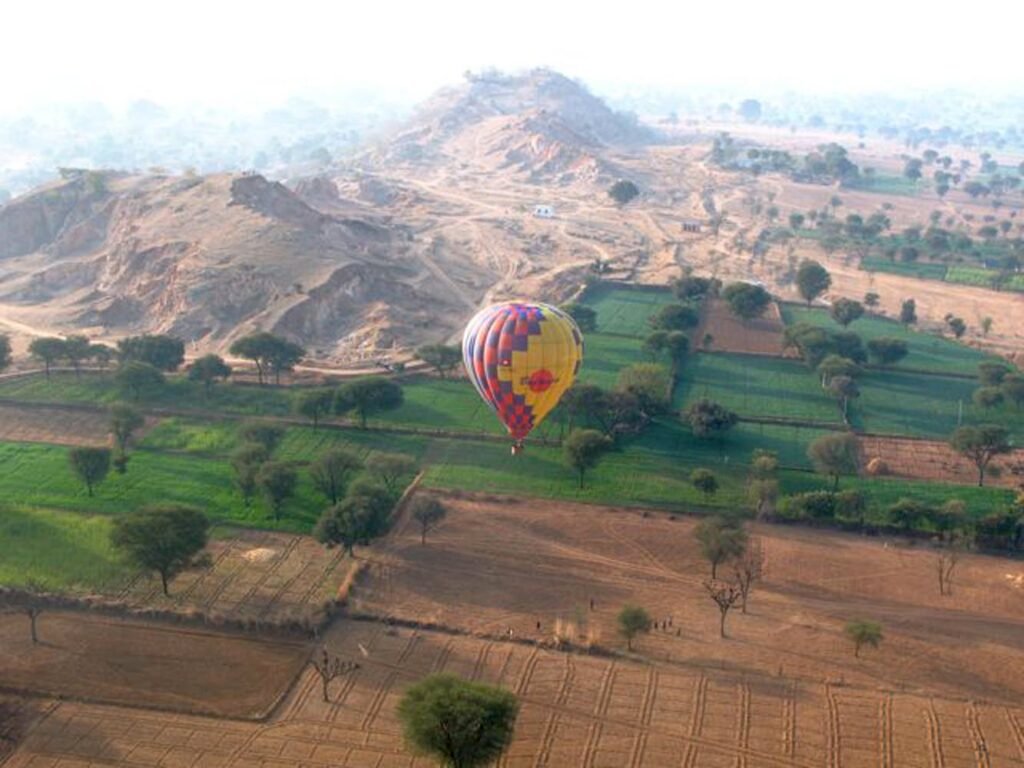 hot air balloon ride in Rajasthan