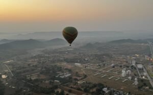 Hot air balloon rides in Jaipur