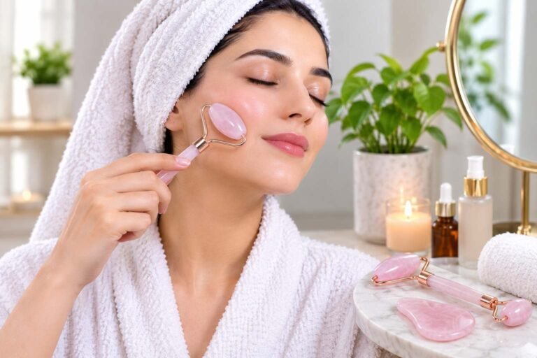 Get Roll-On Massage With Facial Rollers
