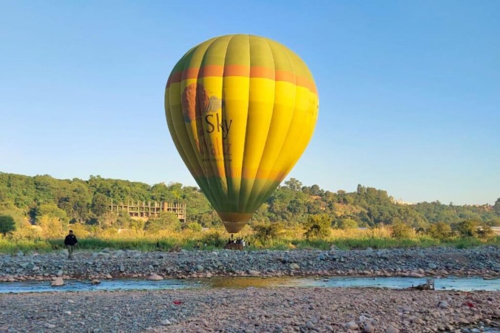 hot air balloon ride pinjore